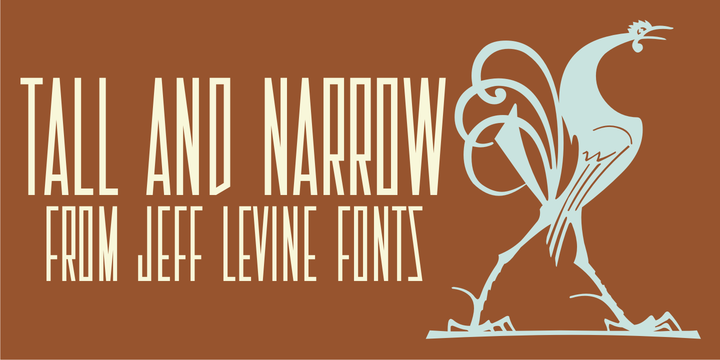 popular narrow fonts